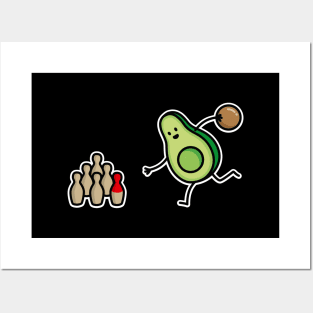 Funny Skittles avocado cartoon Skittle player gift Posters and Art